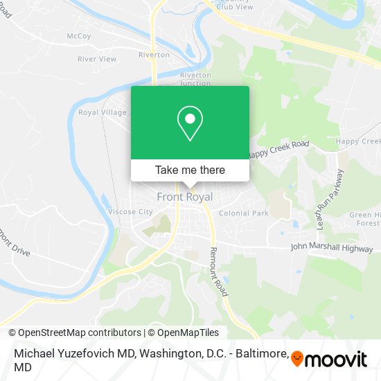 Michael Yuzefovich MD map