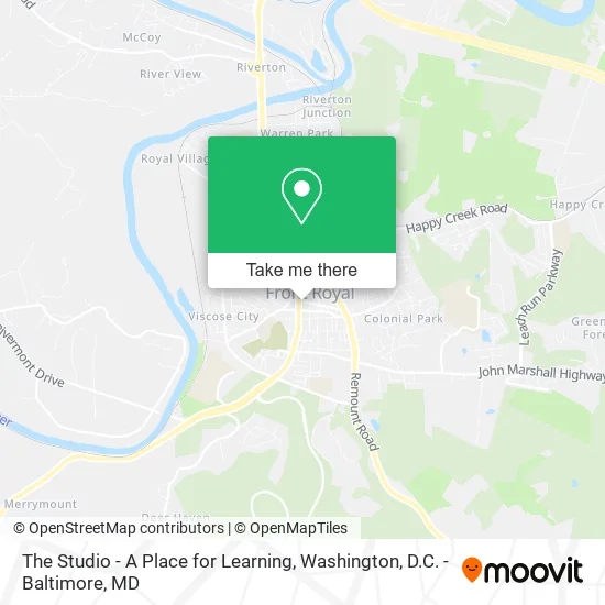Mapa de The Studio - A Place for Learning