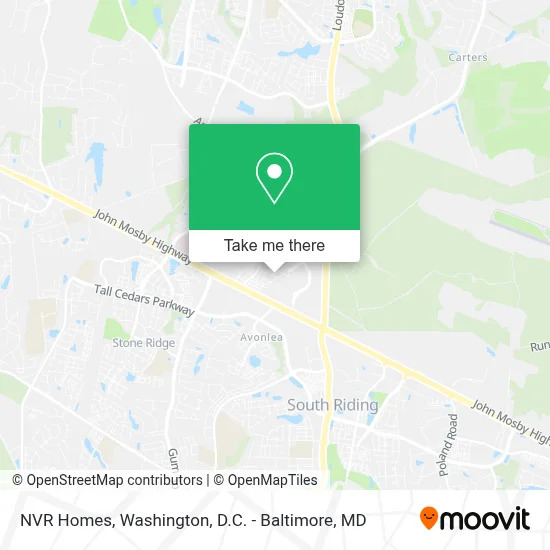 NVR Homes map