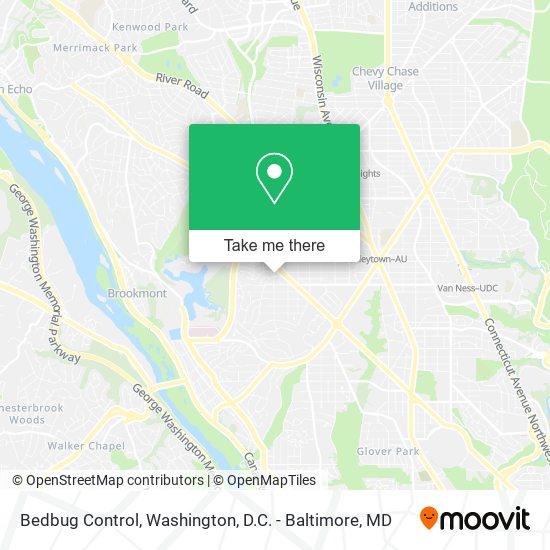 Mapa de Bedbug Control