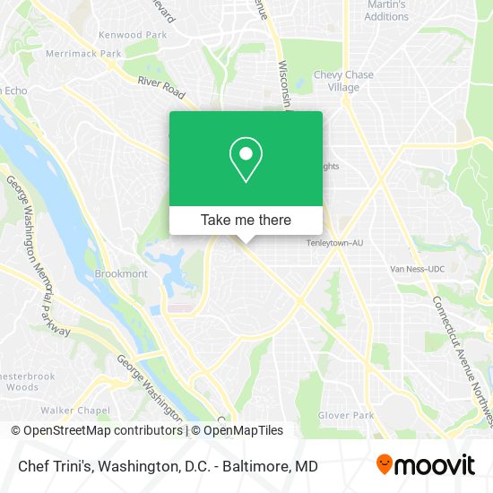 Mapa de Chef Trini's