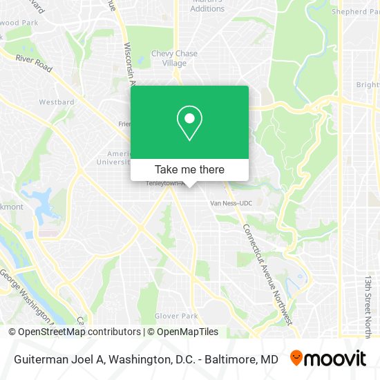 Guiterman Joel A map