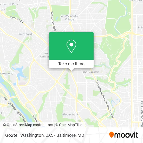 Go2tel map