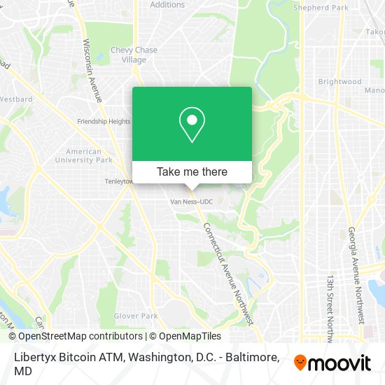 Libertyx Bitcoin ATM map