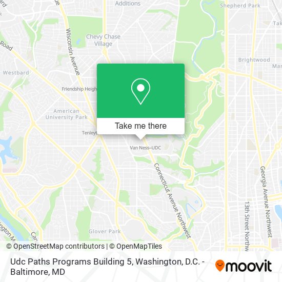 Mapa de Udc Paths Programs Building 5