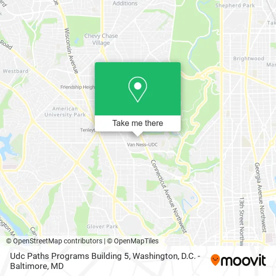 Mapa de Udc Paths Programs Building 5