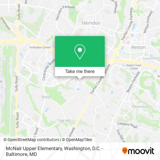 McNair Upper Elementary map