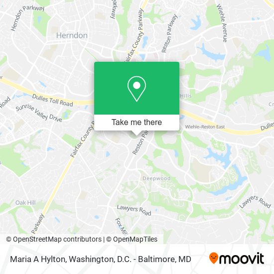 Maria A Hylton map