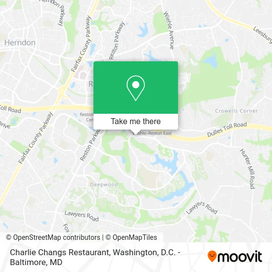Charlie Changs Restaurant map