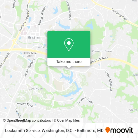 Locksmith Service map