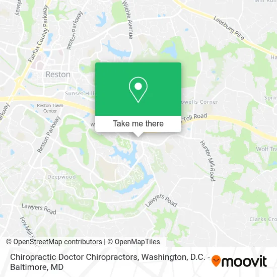 Chiropractic Doctor Chiropractors map