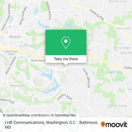 LHB Communications map