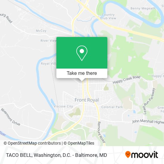 Mapa de TACO BELL