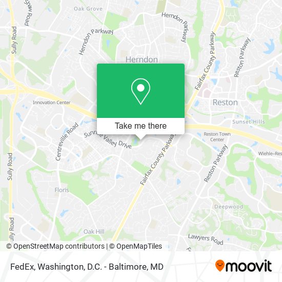 Mapa de FedEx