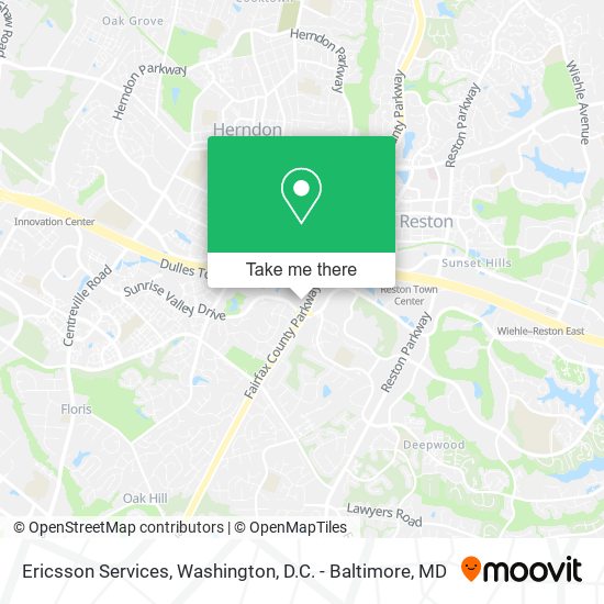 Ericsson Services map