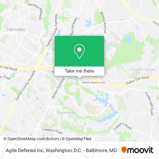 Mapa de Agile Defense Inc
