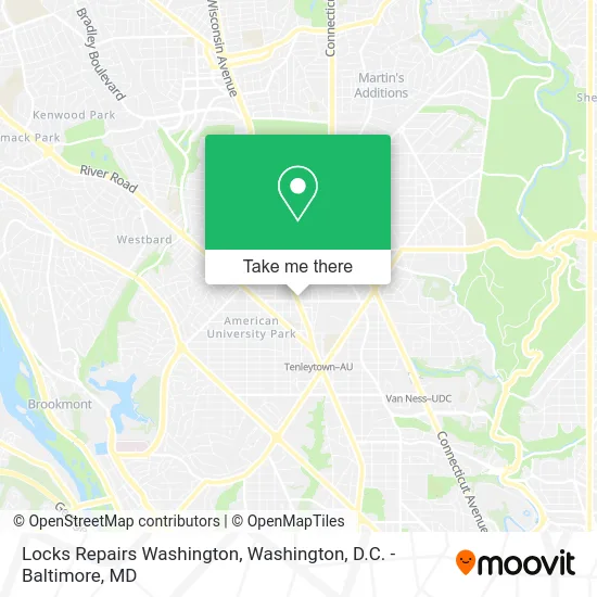 Locks Repairs Washington map