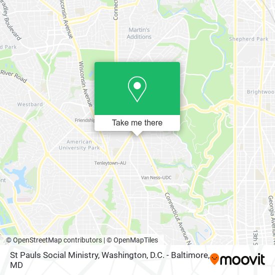 St Pauls Social Ministry map