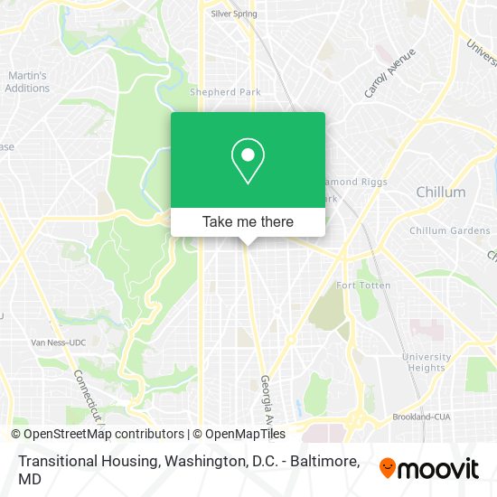 Transitional Housing map