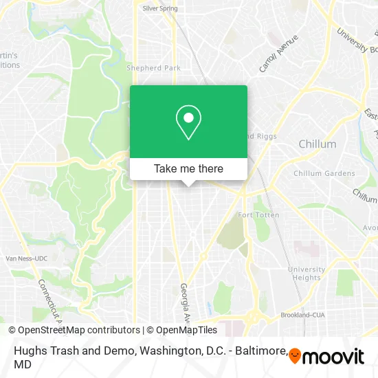 Mapa de Hughs Trash and Demo