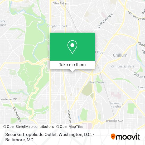 Snearkertropolisdc Outlet map