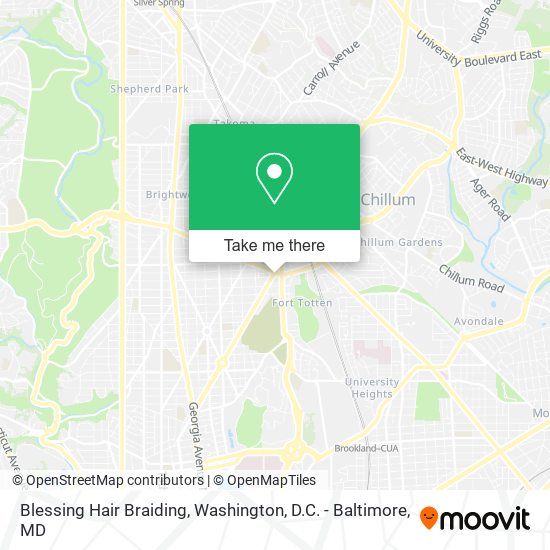 Blessing Hair Braiding map