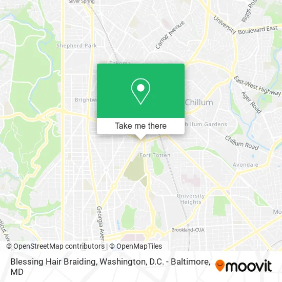 Mapa de Blessing Hair Braiding