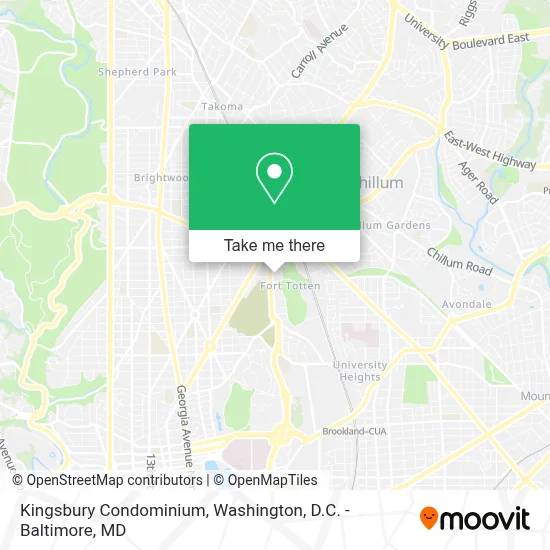 Kingsbury Condominium map
