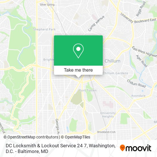 Mapa de DC Locksmith & Lockout Service 24 7