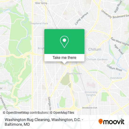 Washington Rug Cleaning map