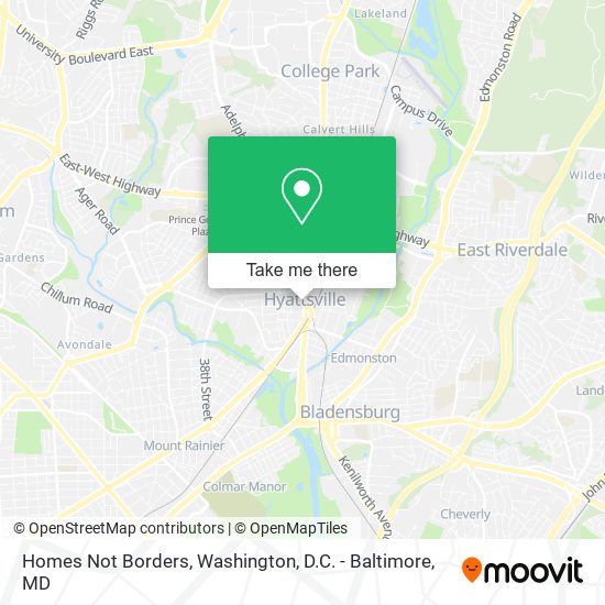 Homes Not Borders map