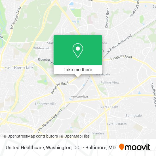 United Healthcare map