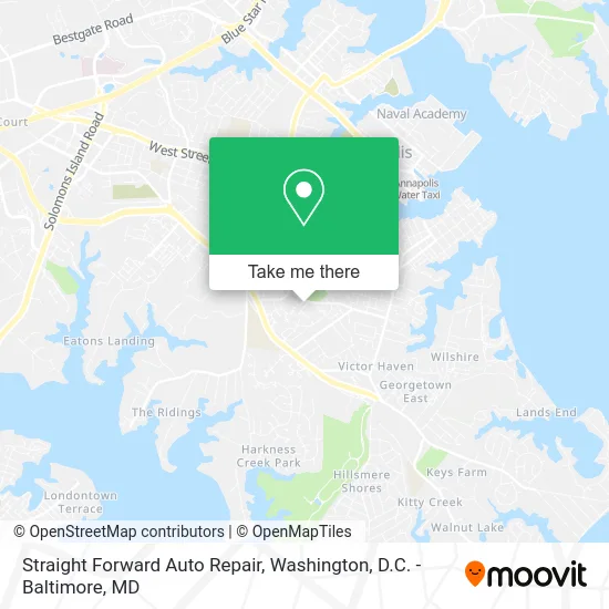 Straight Forward Auto Repair map