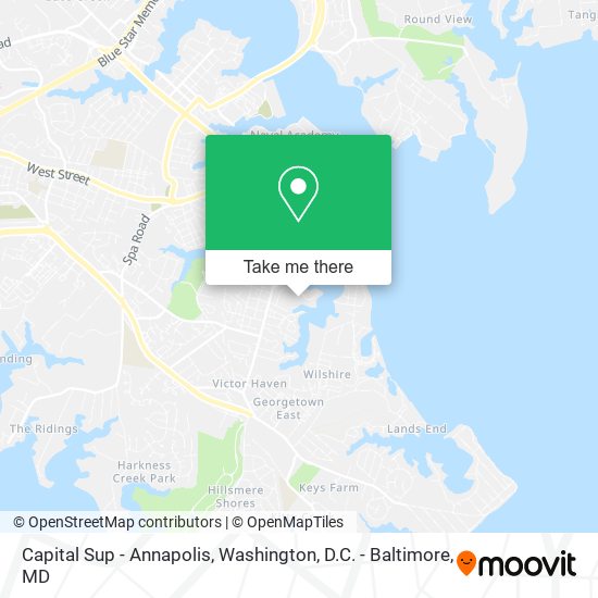 Mapa de Capital Sup - Annapolis