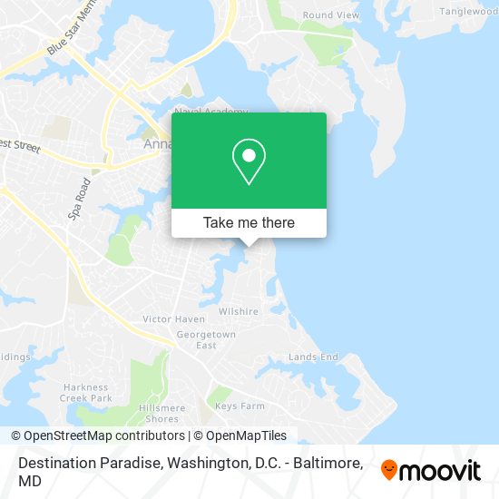 Destination Paradise map
