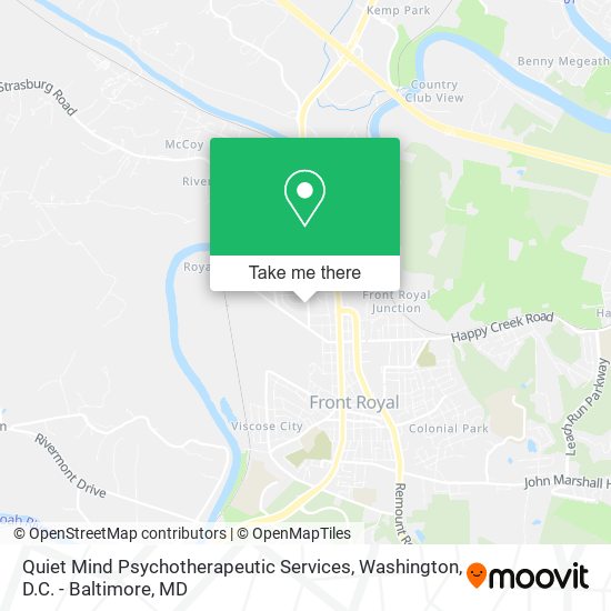 Quiet Mind Psychotherapeutic Services map