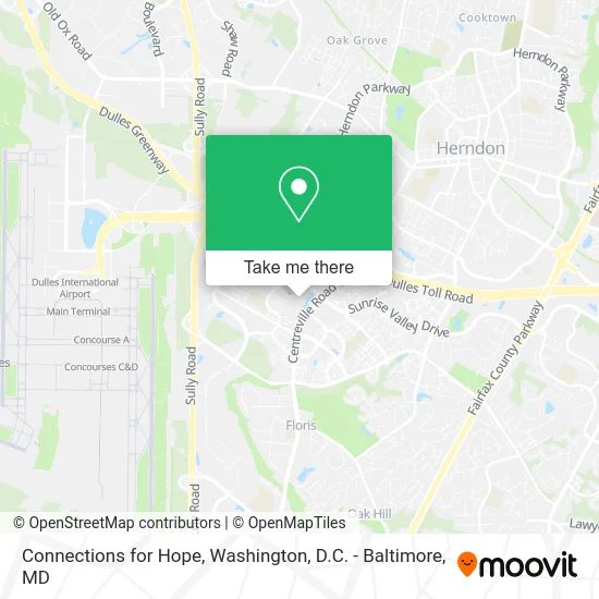 Connections for Hope map