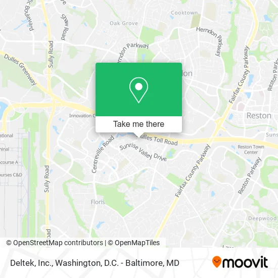 Mapa de Deltek, Inc.