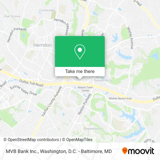 MVB Bank Inc. map