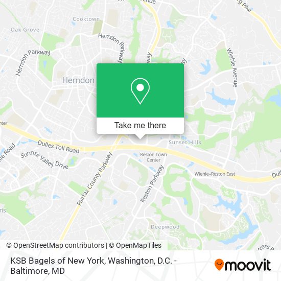 Mapa de KSB Bagels of New York