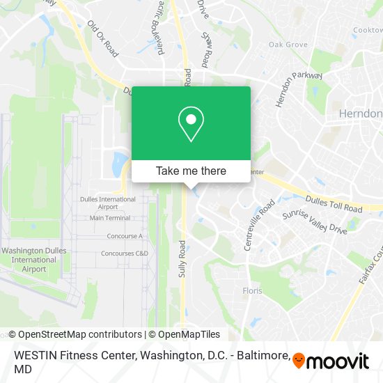 WESTIN Fitness Center map