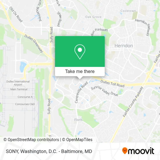SONY map