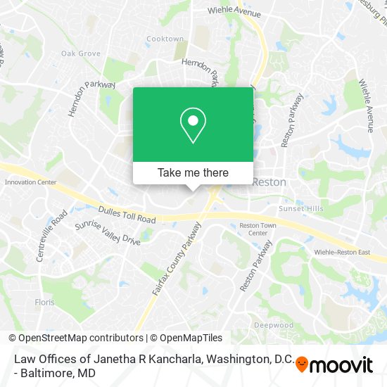 Mapa de Law Offices of Janetha R Kancharla