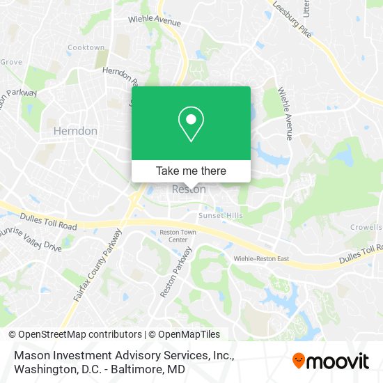 Mapa de Mason Investment Advisory Services, Inc.