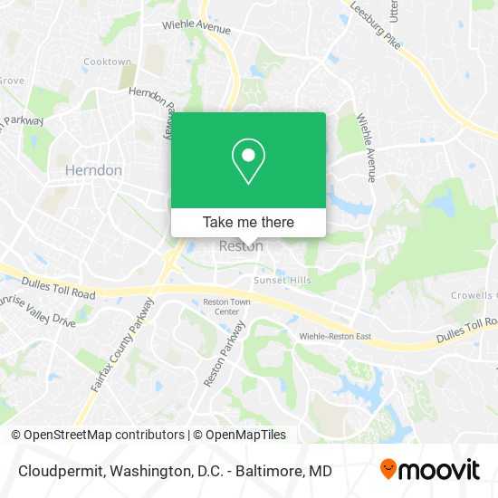 Mapa de Cloudpermit