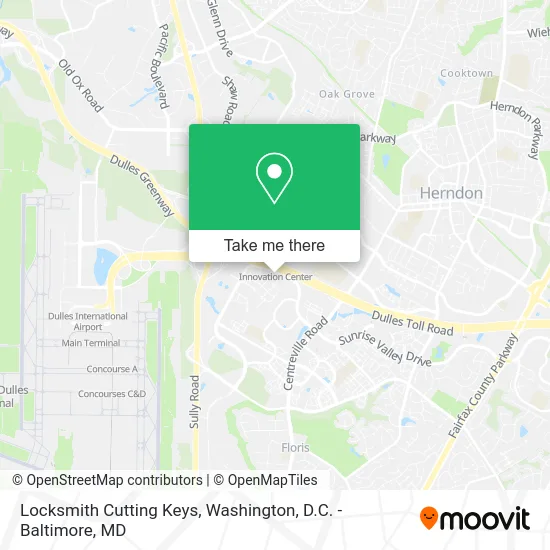 Locksmith Cutting Keys map