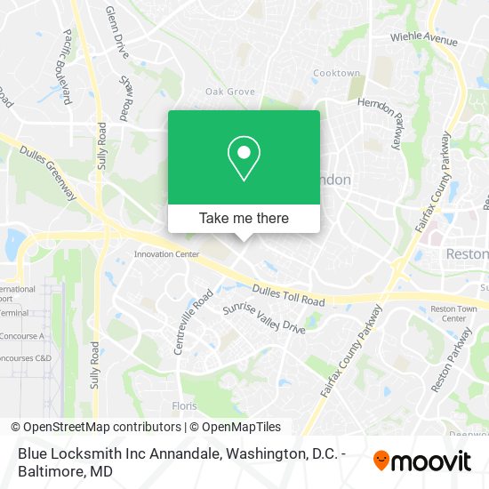 Blue Locksmith Inc Annandale map