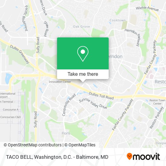 TACO BELL map