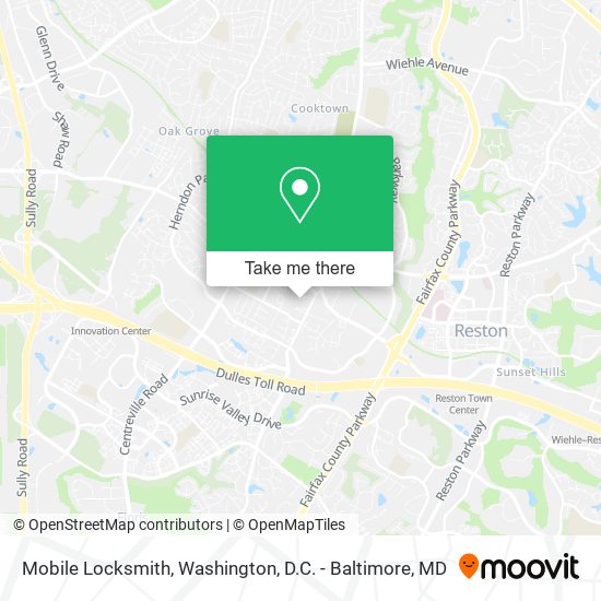 Mobile Locksmith map