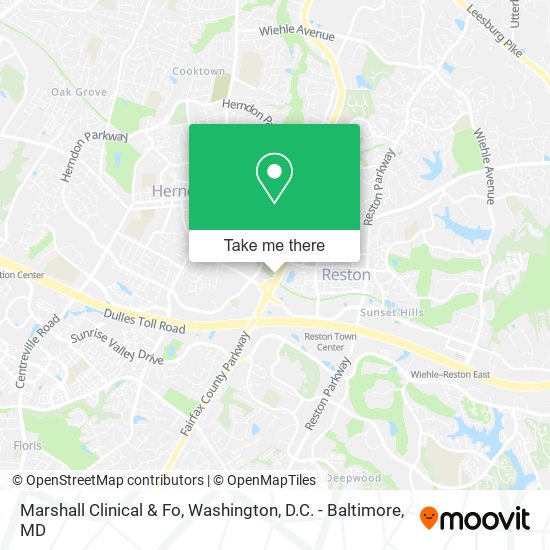 Marshall Clinical & Fo map